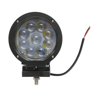 Lampa cu 9 LED-uri 10-60V 45W unghi radiere 30 de grade tip spot lentila 4D, 139x139x74mm IP67 6000K Breckner Germany